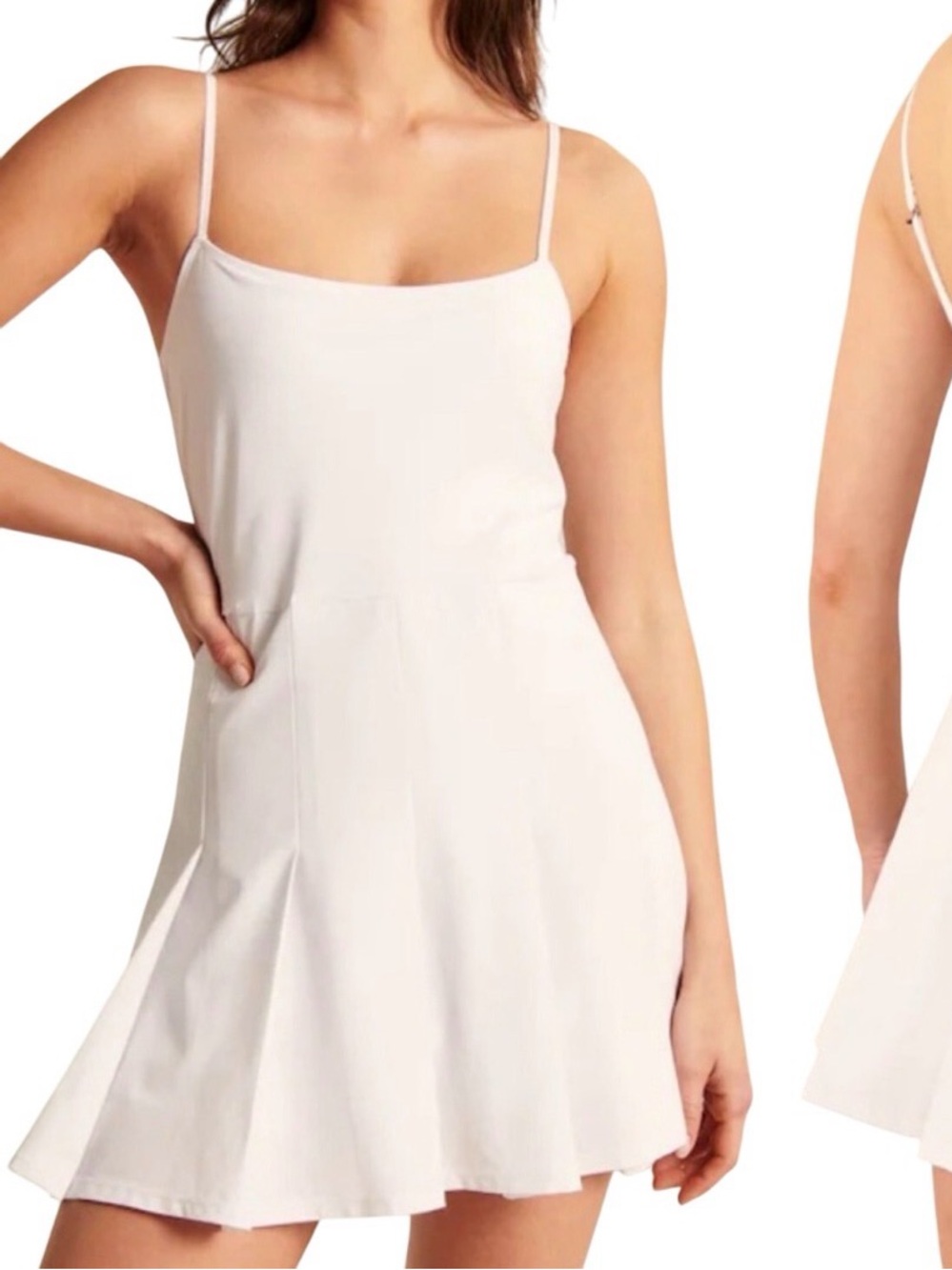 Abercrombie & Fitch Pleated Traveler Mini Dress size XSP NWOT